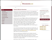 Tablet Screenshot of gesellschaftsrecht-mannheim.com